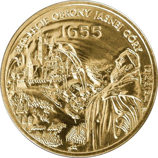 Реверс монеты - 2 злотых 2005 года MW ET "350-летие обороны Ясной Горы" - цена  монеты - Польша, III Республика после деноминации