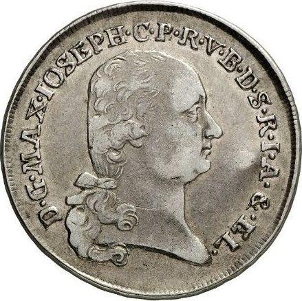 Anverso Tálero 1803 "Tipo 1799-1803" - valor de la moneda de plata - Baviera, Maximilian I