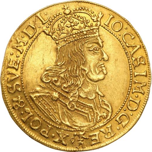 Awers monety - Dwudukat 1662 AT "Typ 1654-1667" - cena złotej monety - Polska, Jan II Kazimierz
