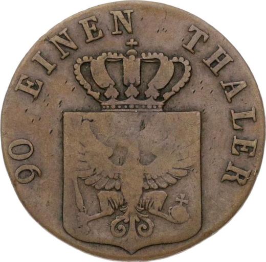 Аверс монеты - 4 пфеннига 1823 года D - цена  монеты - Пруссия, Фридрих Вильгельм III