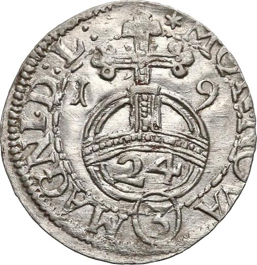 Anverso Poltorak 1619 "Lituania" - valor de la moneda de plata - Polonia, Segismundo III