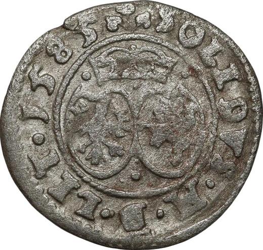 Reverso Szeląg 1585 "Tipo 1581-1585" - valor de la moneda de plata - Polonia, Esteban I Báthory
