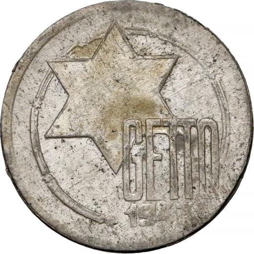 Аверс монеты - 5 марок 1943 года "Лодзинское гетто" Алюминиево-магниевый сплав - цена  монеты - Польша, Немецкая оккупация