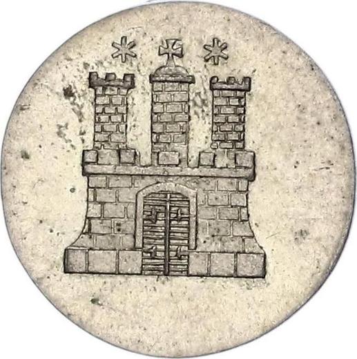 Аверс монеты - Сехслинг (6 пфеннигов) 1846 года - цена  монеты - Гамбург, Вольный город