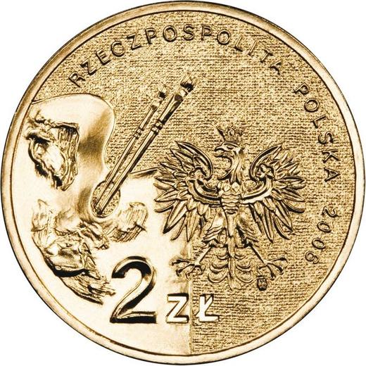Anverso 2 eslotis 2006 MW NR "Aleksander Gierymski" - valor de la moneda  - Polonia, República moderna