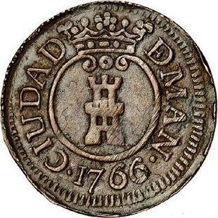 Rewers monety - 1 barilla 1766 - cena  monety - Filipiny, Karol III