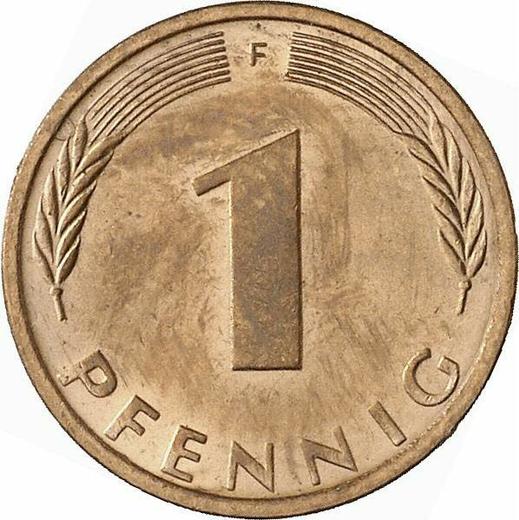 Аверс монеты - 1 пфенниг 1976 года F - цена  монеты - Германия, ФРГ