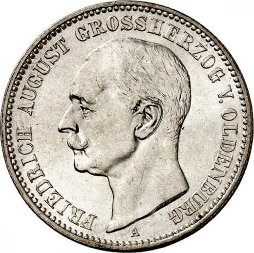 Anverso 2 marcos 1900 A "Oldemburgo" - valor de la moneda de plata - Alemania, Imperio alemán