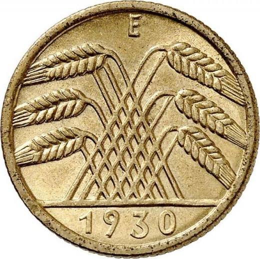 Reverso 10 Reichspfennigs 1930 E - valor de la moneda  - Alemania, República de Weimar