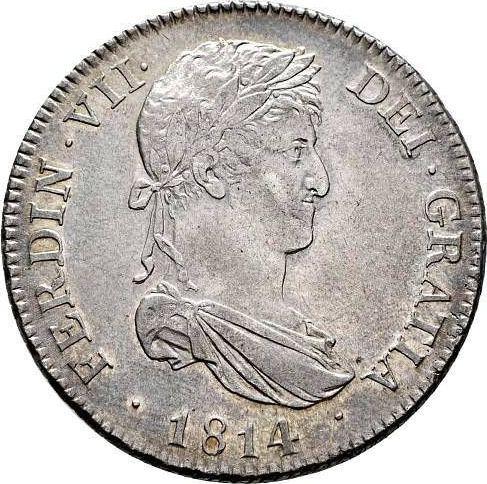 Awers monety - 4 reales 1814 M GJ "Typ 1812-1833" - cena srebrnej monety - Hiszpania, Ferdynand VII