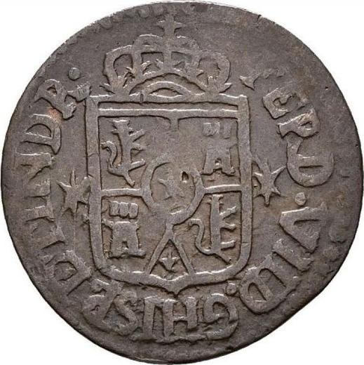Аверс монеты - 1 куарто 1830 года M - цена  монеты - Филиппины, Фердинанд VII