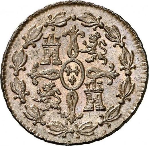 Reverso 4 maravedíes 1788 - valor de la moneda  - España, Carlos III