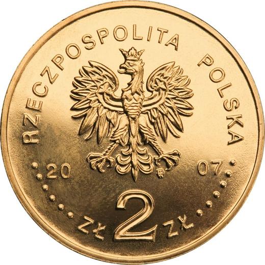 Obverse 2 Zlote 2007 RK "125th Anniversary of Konrad Korzeniowski's Birth" -  Coin Value - Poland, III Republic after denomination