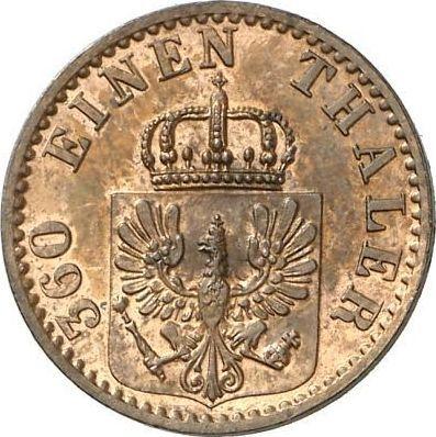 Аверс монеты - 1 пфенниг 1871 года B - цена  монеты - Пруссия, Вильгельм I