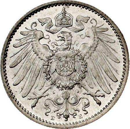 Reverso 1 marco 1903 E "Tipo 1891-1916" - valor de la moneda de plata - Alemania, Imperio alemán