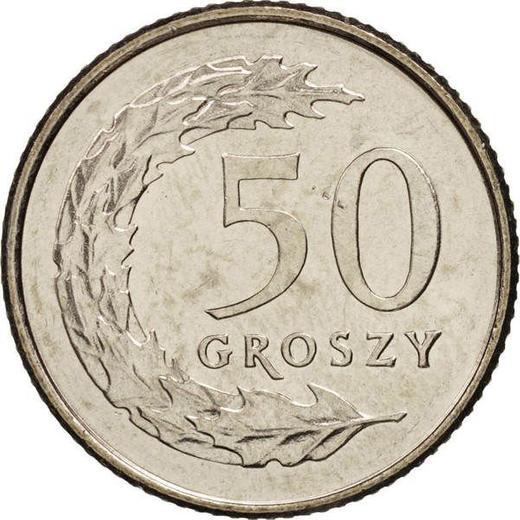 Revers 50 Groszy 1995 MW - Münze Wert - Polen, III Republik Polen nach Stückelung
