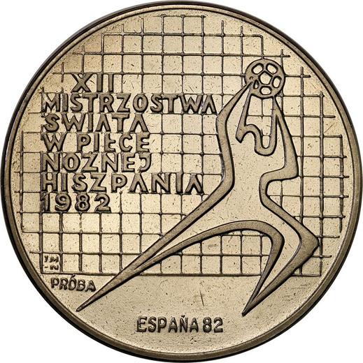 Reverse Pattern 200 Zlotych 1982 MW JMN "XII World Cup FIFA - Spain 1982" Nickel ESPAÑA 82 -  Coin Value - Poland, Peoples Republic