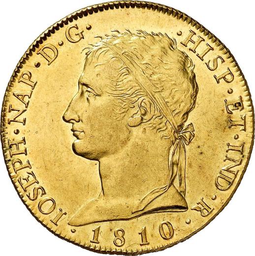 Аверс монеты - 320 реалов 1810 года M RS - цена золотой монеты - Испания, Жозеф Бонапарт