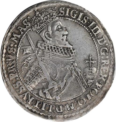 Аверс монеты - Талер 1621 года II VE "Тип 1618-1630" - цена серебряной монеты - Польша, Сигизмунд III Ваза