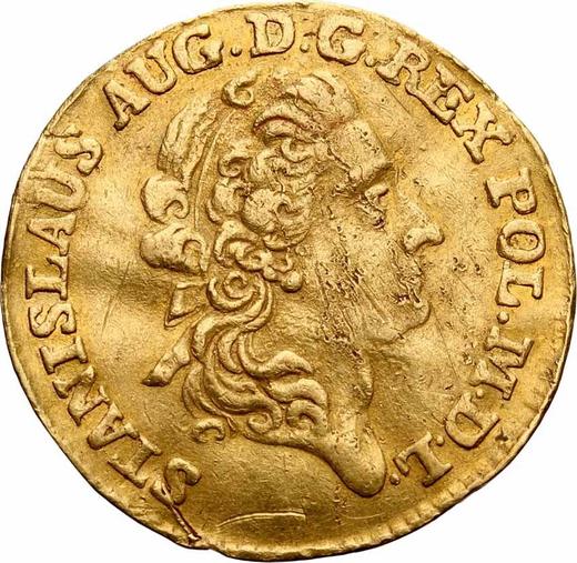 Аверс монеты - Дукат 1779 года EB "Тип 1772-1779" - цена золотой монеты - Польша, Станислав II Август