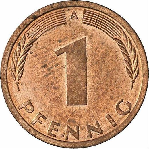 Аверс монеты - 1 пфенниг 1992 года A - цена  монеты - Германия, ФРГ