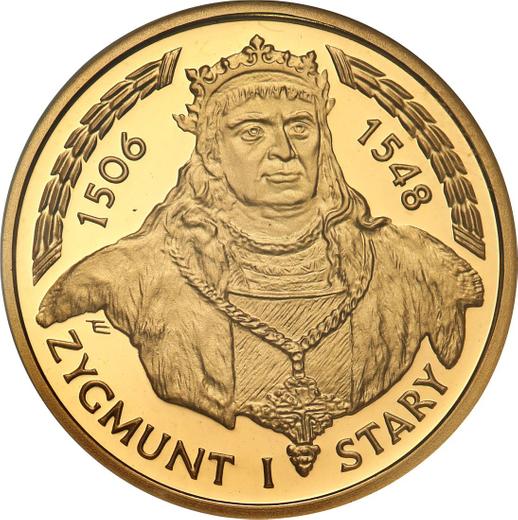 Reverso 100 eslotis 2004 MW ET "Segismundo I el Viejo" - valor de la moneda de oro - Polonia, República moderna