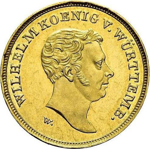 Аверс монеты - 10 гульденов 1824 года W - цена золотой монеты - Вюртемберг, Вильгельм I