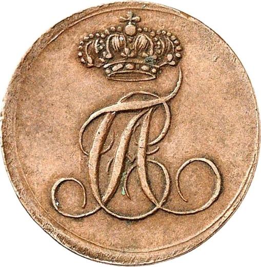 Anverso 1 Pfennig 1823 - valor de la moneda  - Anhalt-Bernburg, Alexis Federico Cristián