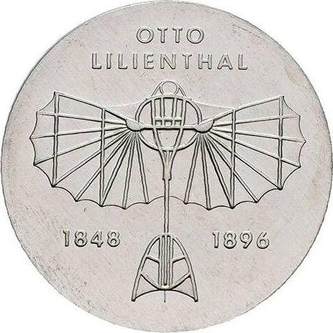 Obverse 5 Mark 1973 A "Otto Lilienthal" Aluminum One-sided strike -  Coin Value - Germany, GDR