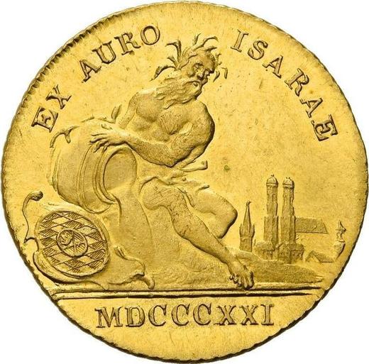 Reverse Ducat 1821 - Gold Coin Value - Bavaria, Maximilian I