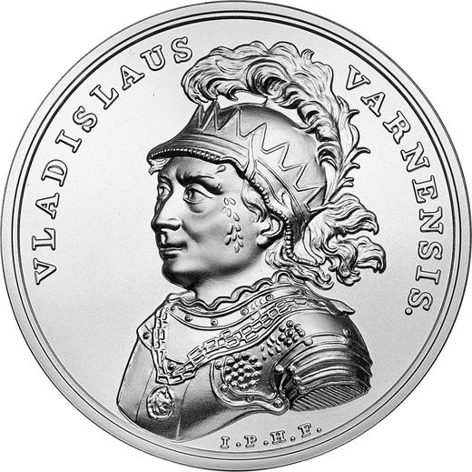 Reverso 50 eslotis 2015 MW "Vladislao III Jagellón" - valor de la moneda de plata - Polonia, República moderna