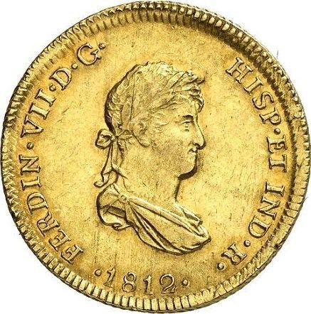 Obverse 4 Escudos 1812 JP "Type 1812-1813" - Gold Coin Value - Peru, Ferdinand VII