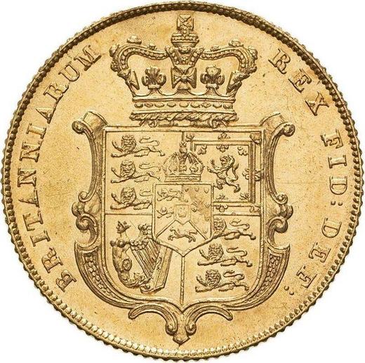 Reverso Soberano 1825 "Tipo 1825-1830" - valor de la moneda de oro - Gran Bretaña, Jorge IV