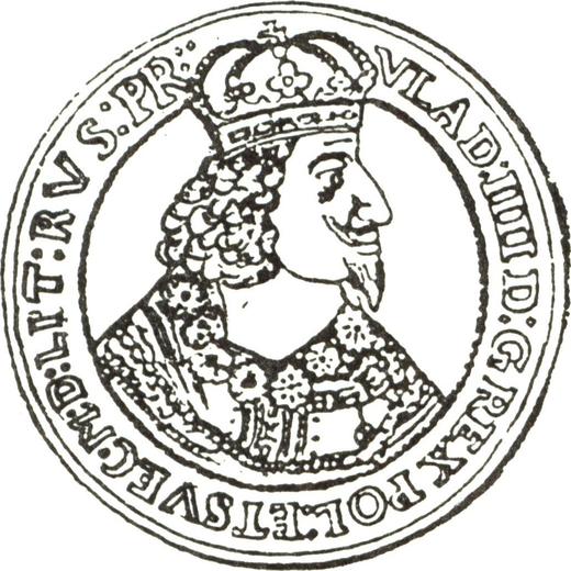Аверс монеты - Талер 1647 года GR "Гданьск" - цена серебряной монеты - Польша, Владислав IV