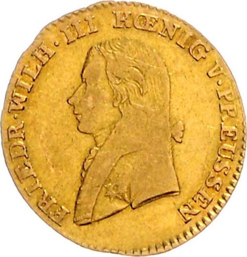 Awers monety - 1/2 friedrich d'or 1803 A - cena złotej monety - Prusy, Fryderyk Wilhelm III