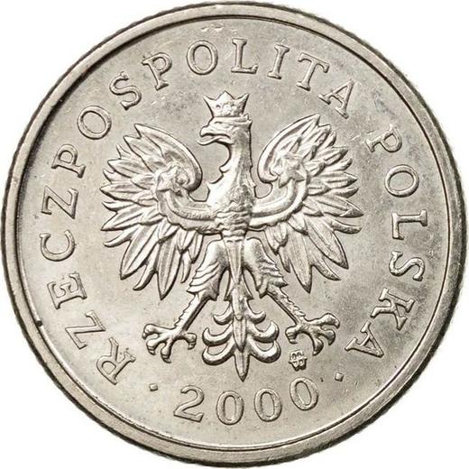 Obverse 20 Groszy 2000 MW -  Coin Value - Poland, III Republic after denomination