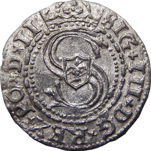Awers monety - Szeląg 1605 "Ryga" - cena srebrnej monety - Polska, Zygmunt III