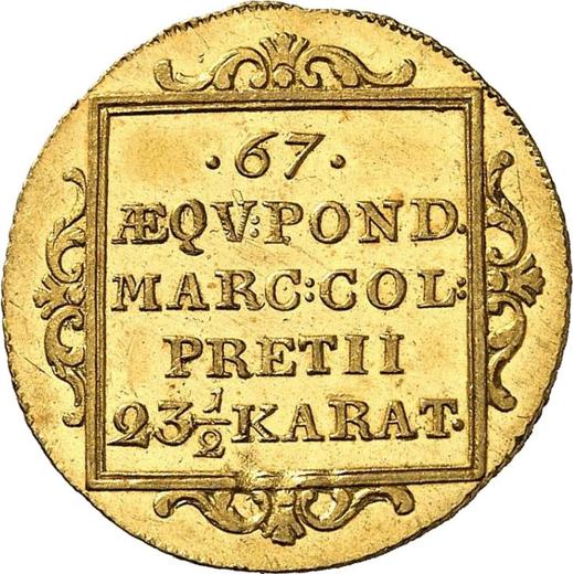 Reverse Ducat 1818 -  Coin Value - Hamburg, Free City