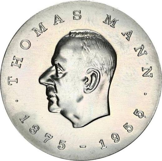 Anverso 5 marcos 1975 "Thomas Mann" - valor de la moneda  - Alemania, República Democrática Alemana (RDA)