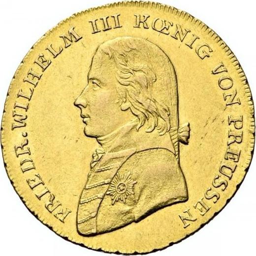 Awers monety - Friedrichs d'or 1809 A - cena złotej monety - Prusy, Fryderyk Wilhelm III
