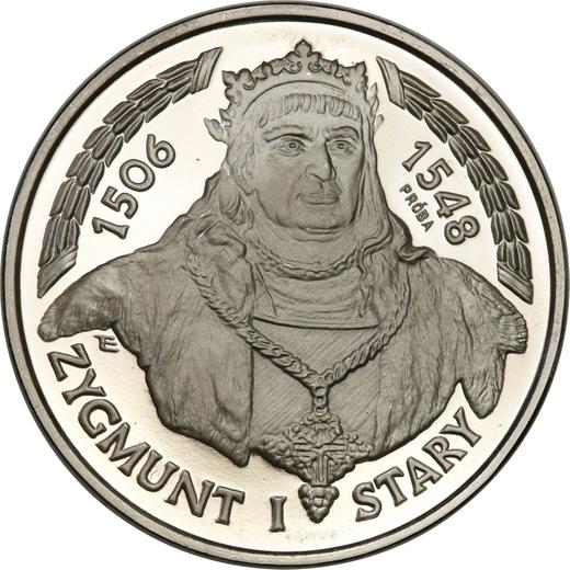 Reverso Pruebas 200000 eslotis 1994 MW ET "Segismundo I el Viejo" Níquel - valor de la moneda  - Polonia, República moderna