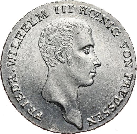 Awers monety - Talar 1815 A - cena srebrnej monety - Prusy, Fryderyk Wilhelm III