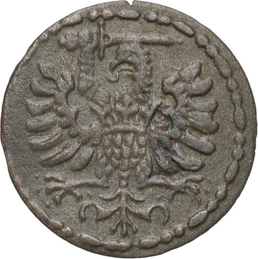 Реверс монеты - Денарий 1591 года "Гданьск" - цена серебряной монеты - Польша, Сигизмунд III Ваза