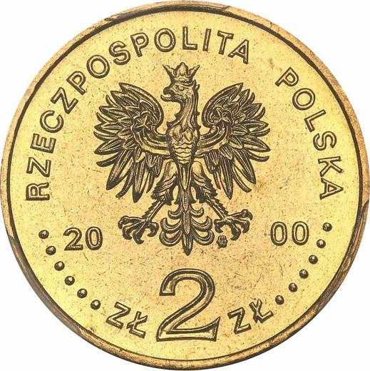Аверс монеты - 2 злотых 2000 года MW ET "Ян II Казимир" - цена  монеты - Польша, III Республика после деноминации