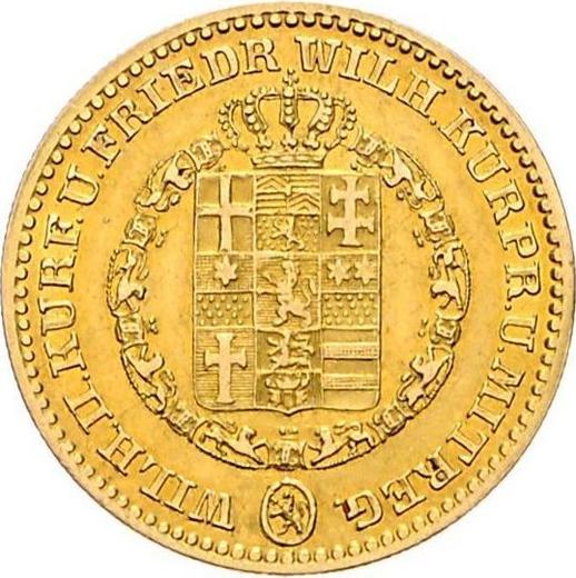 Аверс монеты - 5 талеров 1840 года - цена золотой монеты - Гессен-Кассель, Вильгельм II
