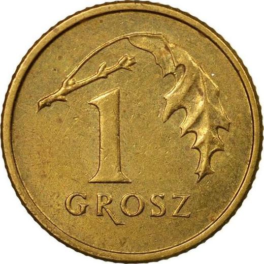 Rewers monety - 1 grosz 2000 MW - cena  monety - Polska, III RP po denominacji