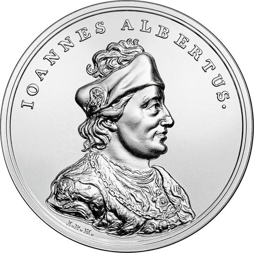 Reverso 50 eslotis 2016 MW "Juan I Alberto de Polonia" - valor de la moneda de plata - Polonia, República moderna