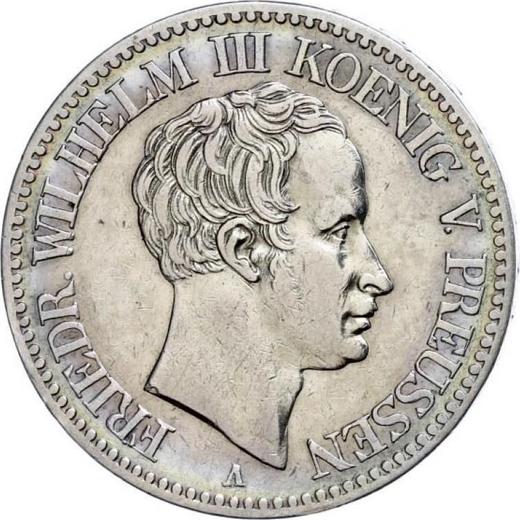 Аверс монеты - Талер 1825 года A - цена серебряной монеты - Пруссия, Фридрих Вильгельм III