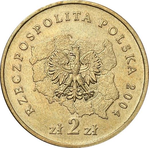 Anverso 2 eslotis 2004 MW "Voivodato de Mazovia" - valor de la moneda  - Polonia, República moderna