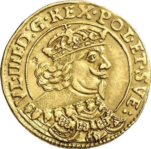 Аверс монеты - Дукат 1642 года GG - цена золотой монеты - Польша, Владислав IV